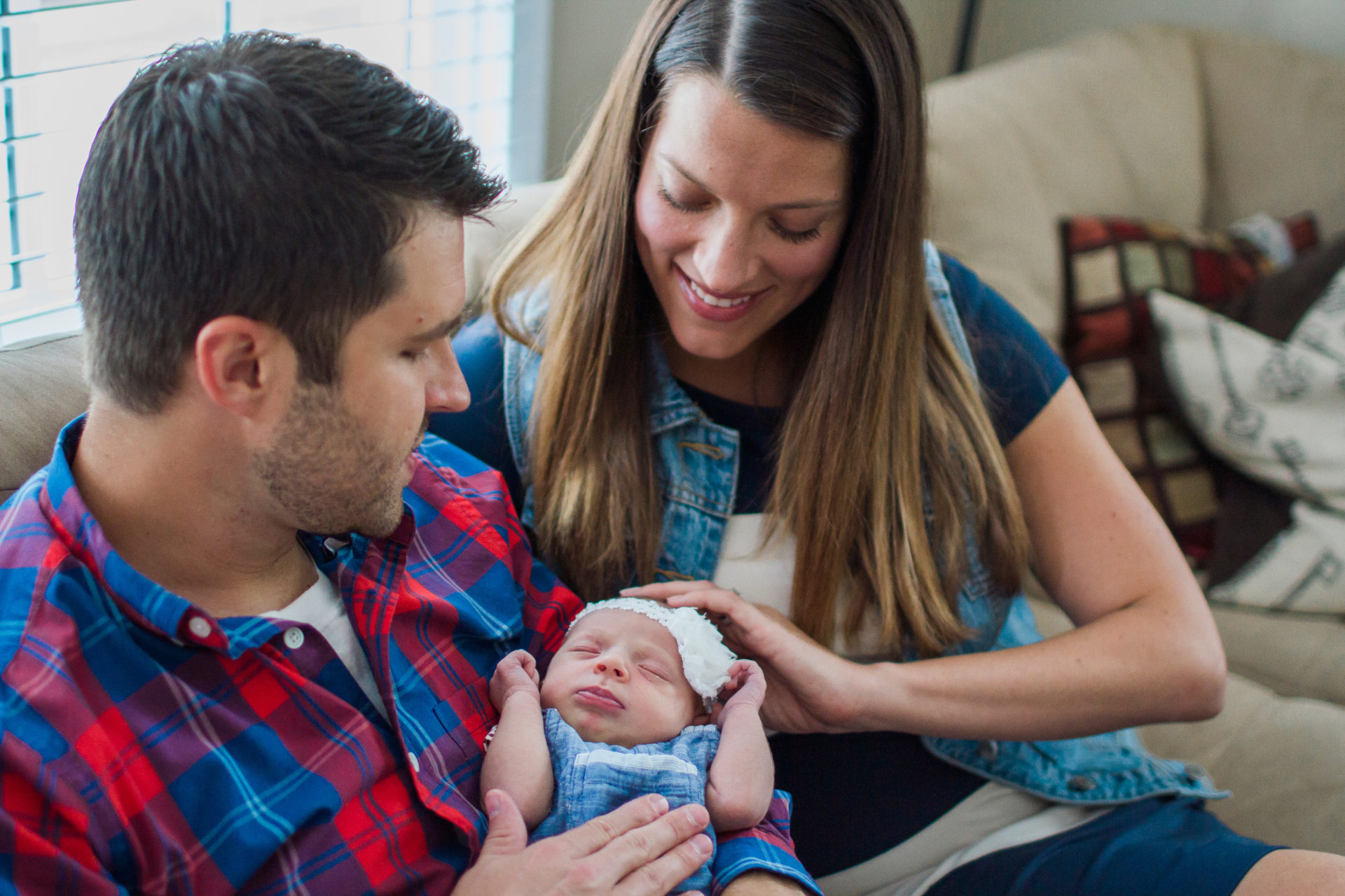 Lifestyle newborn session in St. Louis Park, MN