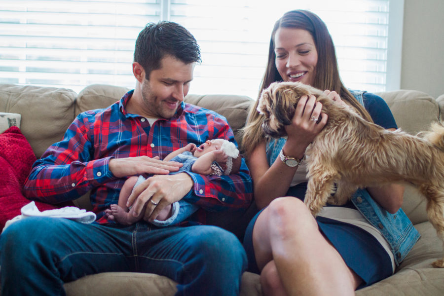 Lifestyle newborn session St Louis park, MN