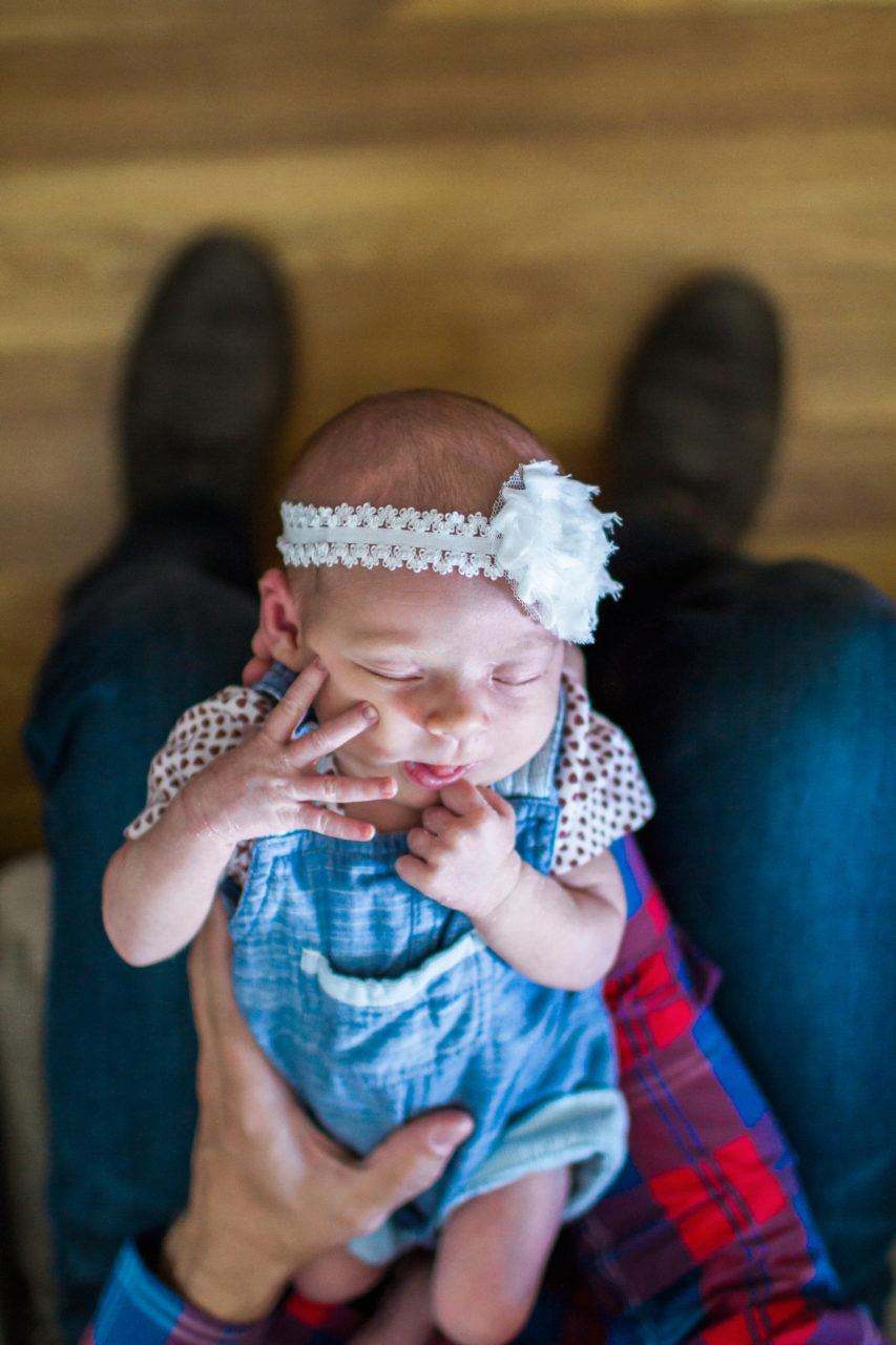 Lifestyle newborn session in MN