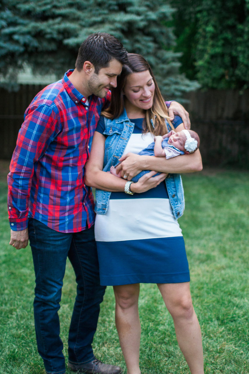 Lifestyle newborn session in MN