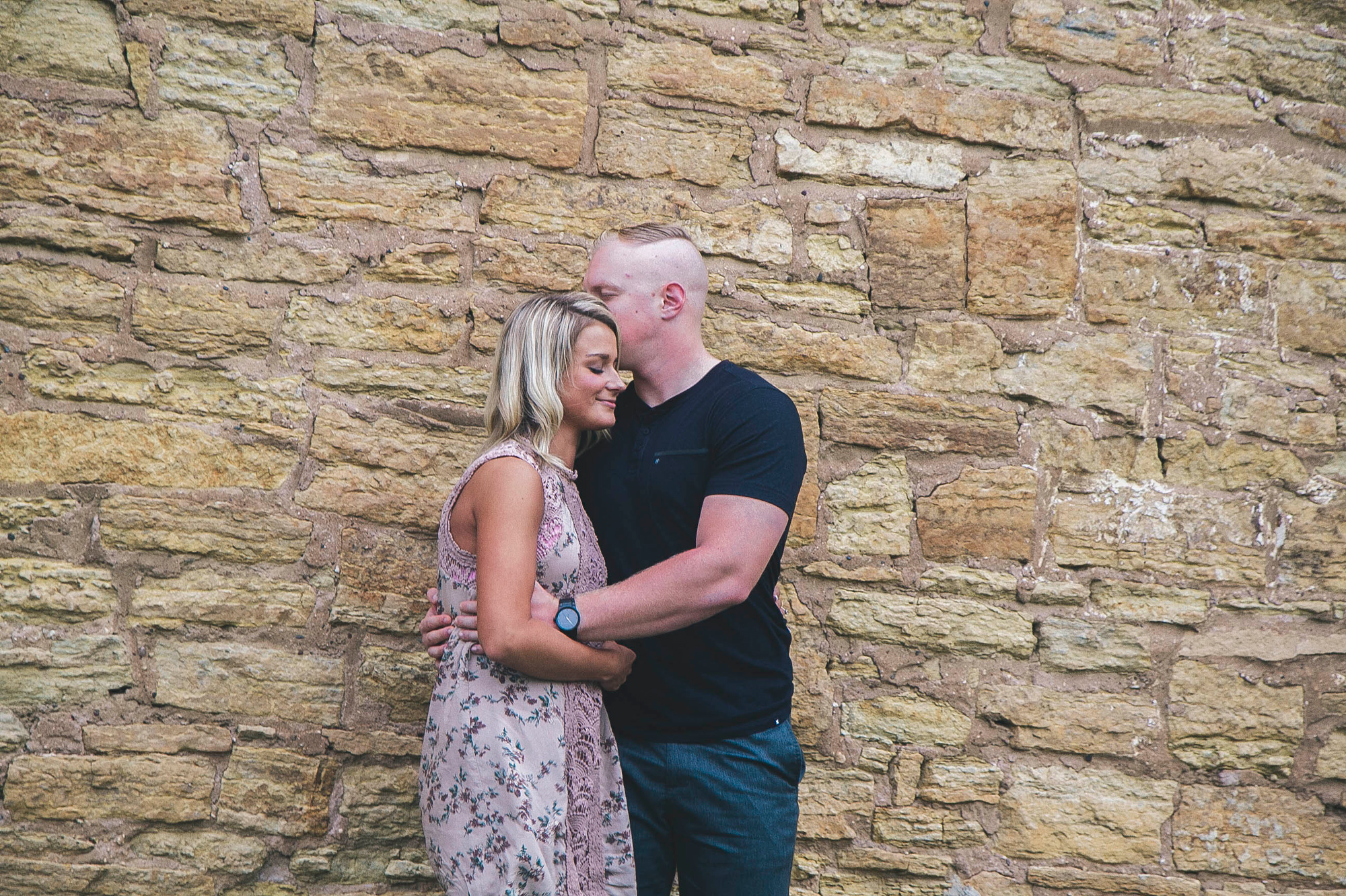 Presscot, WI engagement shoot in town